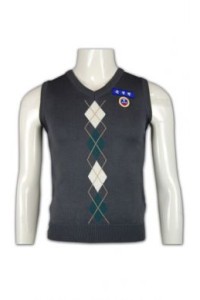 LBX025 Customized knitted vest, Acrylic knit vest